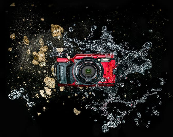 Olympus Tough TG-6 Waterproof Camera, Red